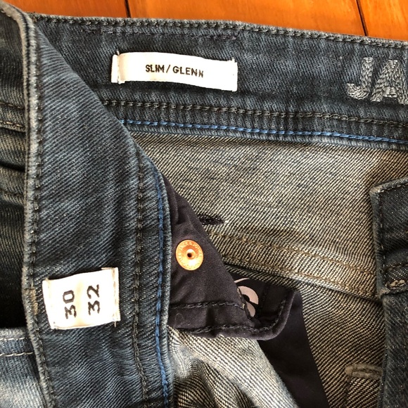 Jack & Jones Slim Fit 30x32 Distressed Denim jeans men’s stylish trendy stretch - Picture 7 of 7